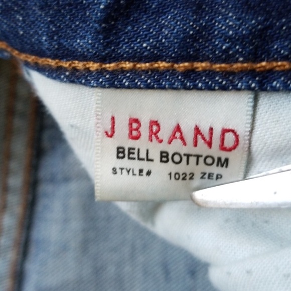 J Brand Womens Bell Bottom Blue Jeans size 25 - Picture 3 of 8